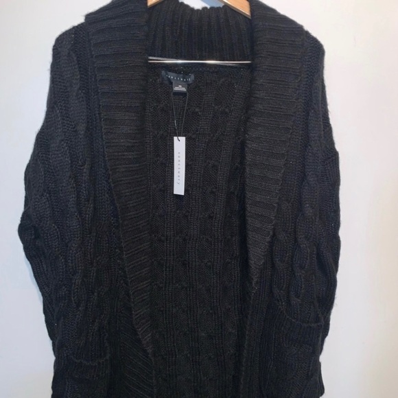 Sanctuary Ultimate Cable Cardi in Black Nite size small. Fits to medium. - Picture 4 of 6